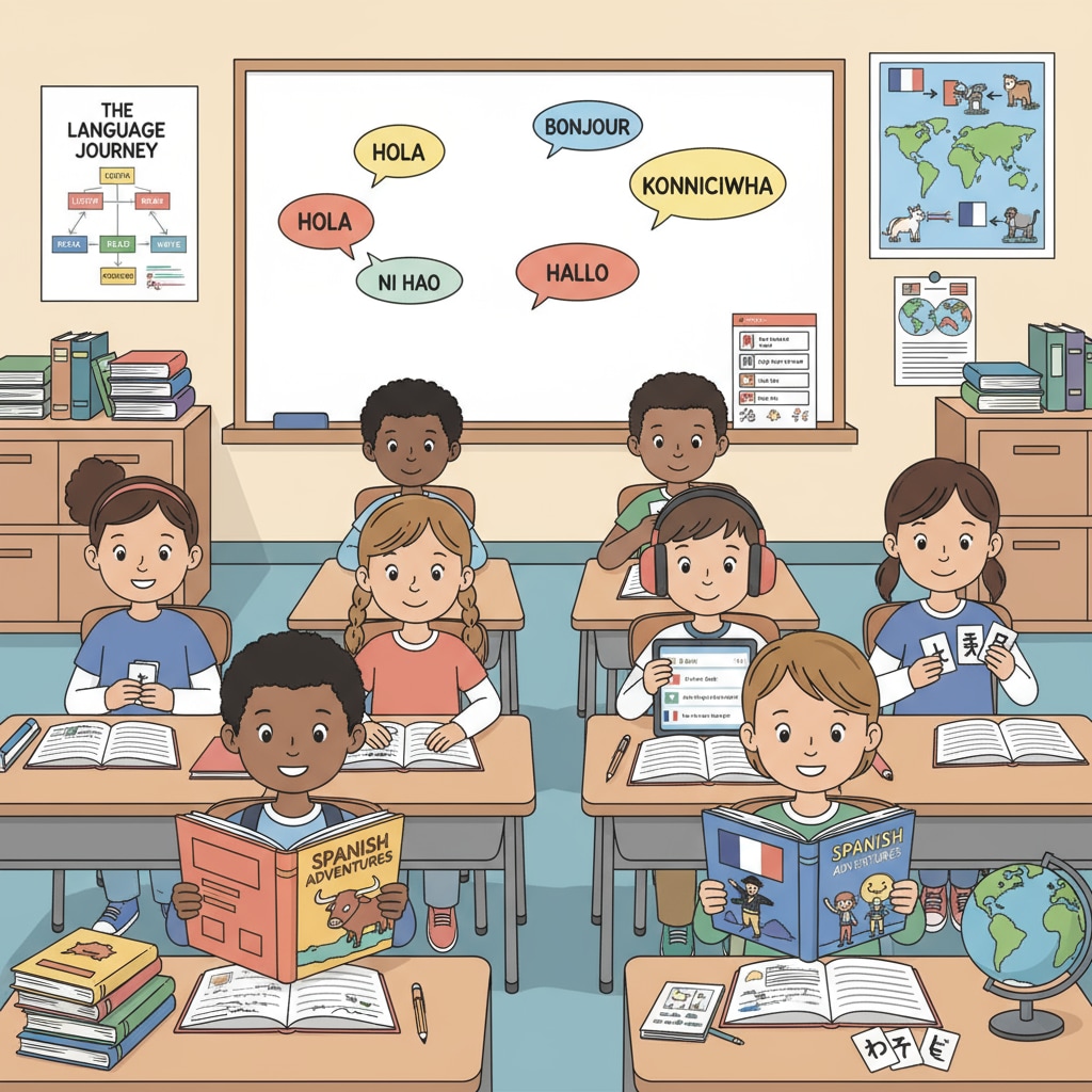 K12 students engaged in multilingual learning