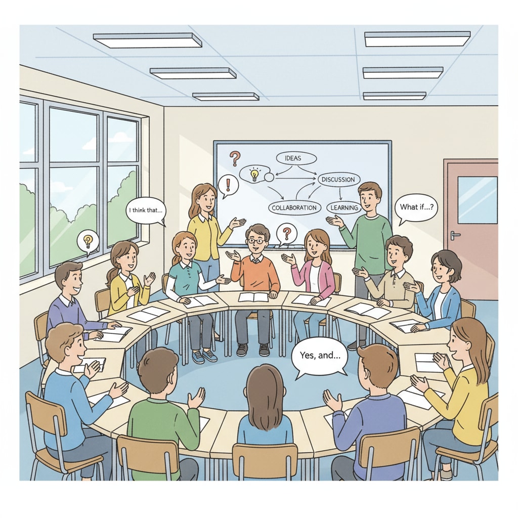 Democratic and collaborative learning environment in an unconventional school