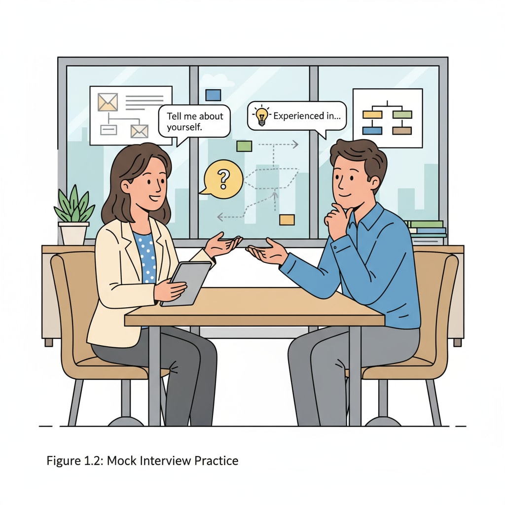 Mock interview session for short-term improvement of communication skills in teacher interviews