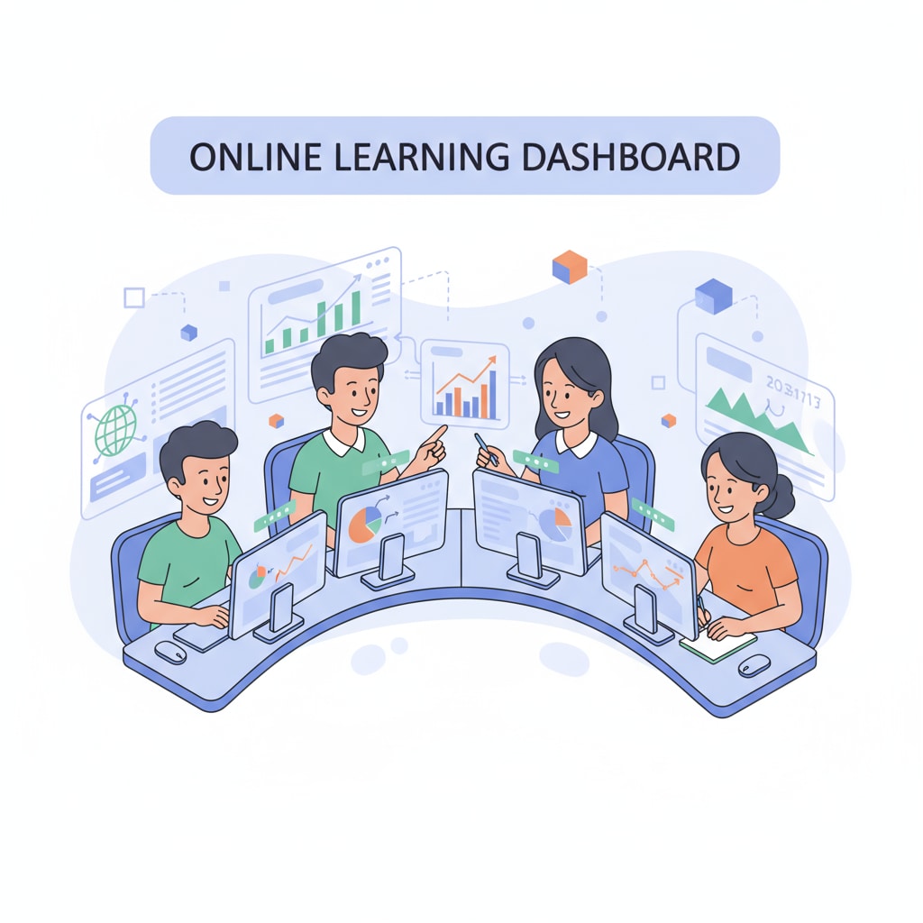 Students learning data analysis through online resources