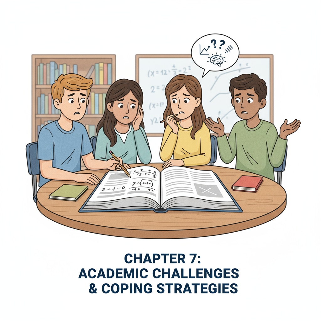 Teenagers discussing learning difficulties, showing signs of anxiety and self-doubt