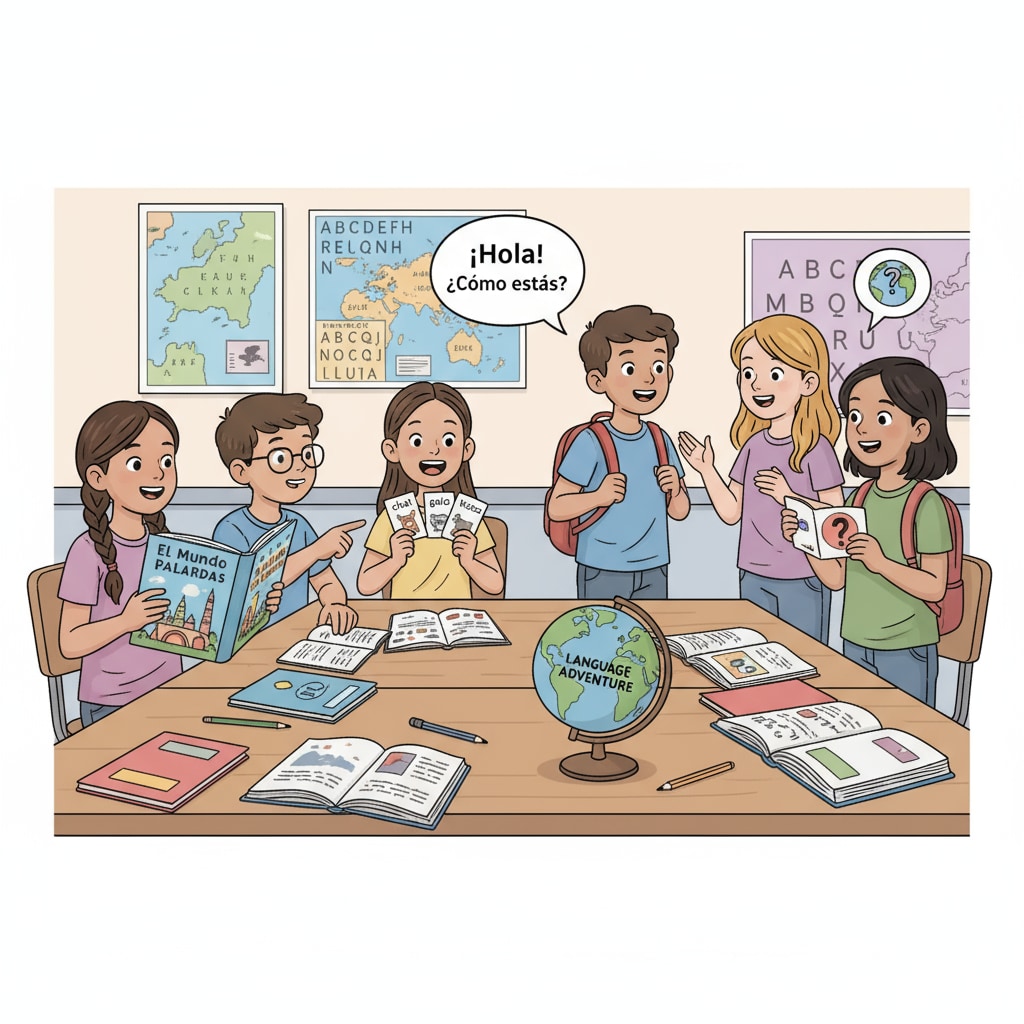 K12 students actively involved in multilingual learning activities
