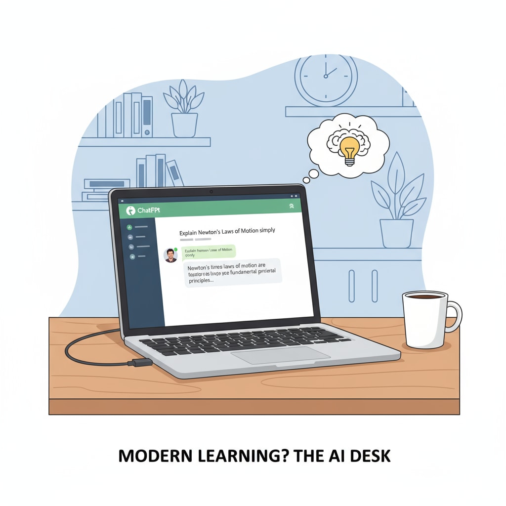 Student using ChatGPT instead of learning