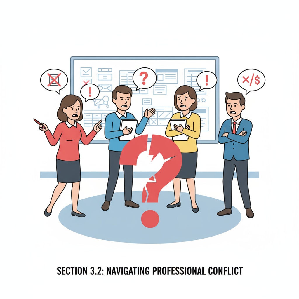 A group of teachers engaged in a heated discussion, which visually represents the conflicts that can occur among teachers in a school setting. Image depicting teacher conflicts in a work environment related to management dilemmas