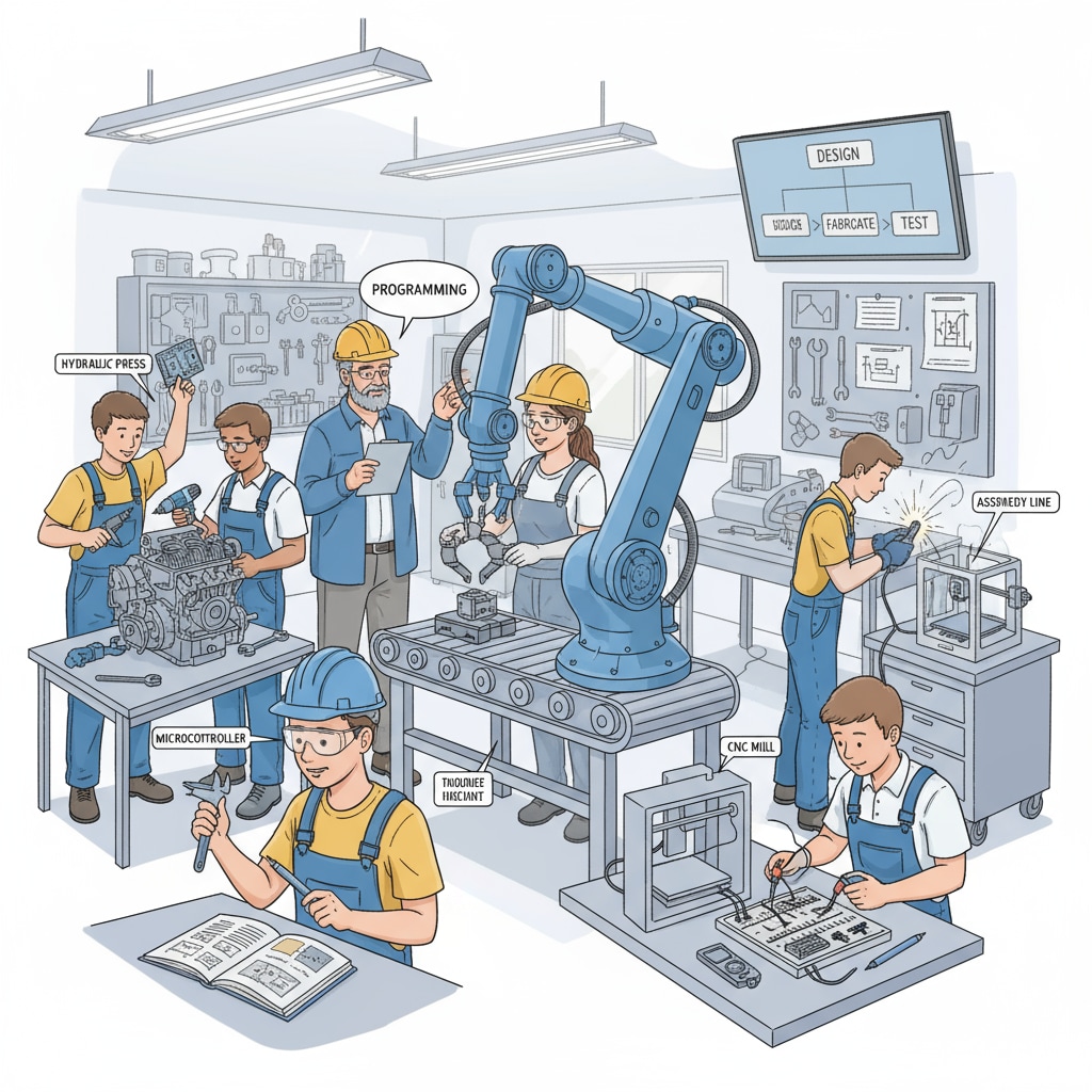 Students in vocational education learning practical skills related to higher education, investment returns, vocational education, and career directions