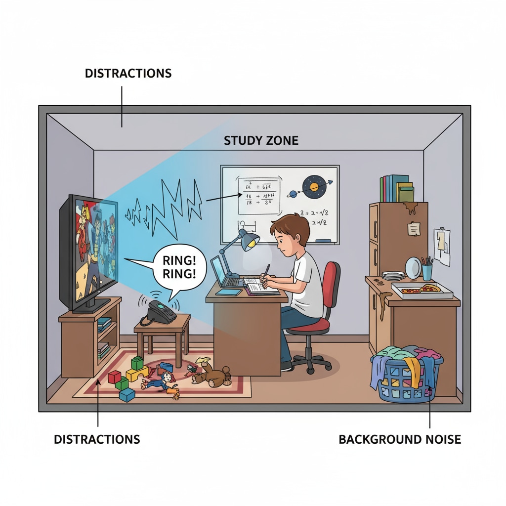 A student facing distractions while attempting to study online, highlighting the need to overcome procrastination and safeguard mental health