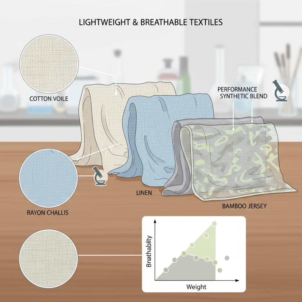 Different breathable fabrics suitable for high-temperature classrooms without air conditioning