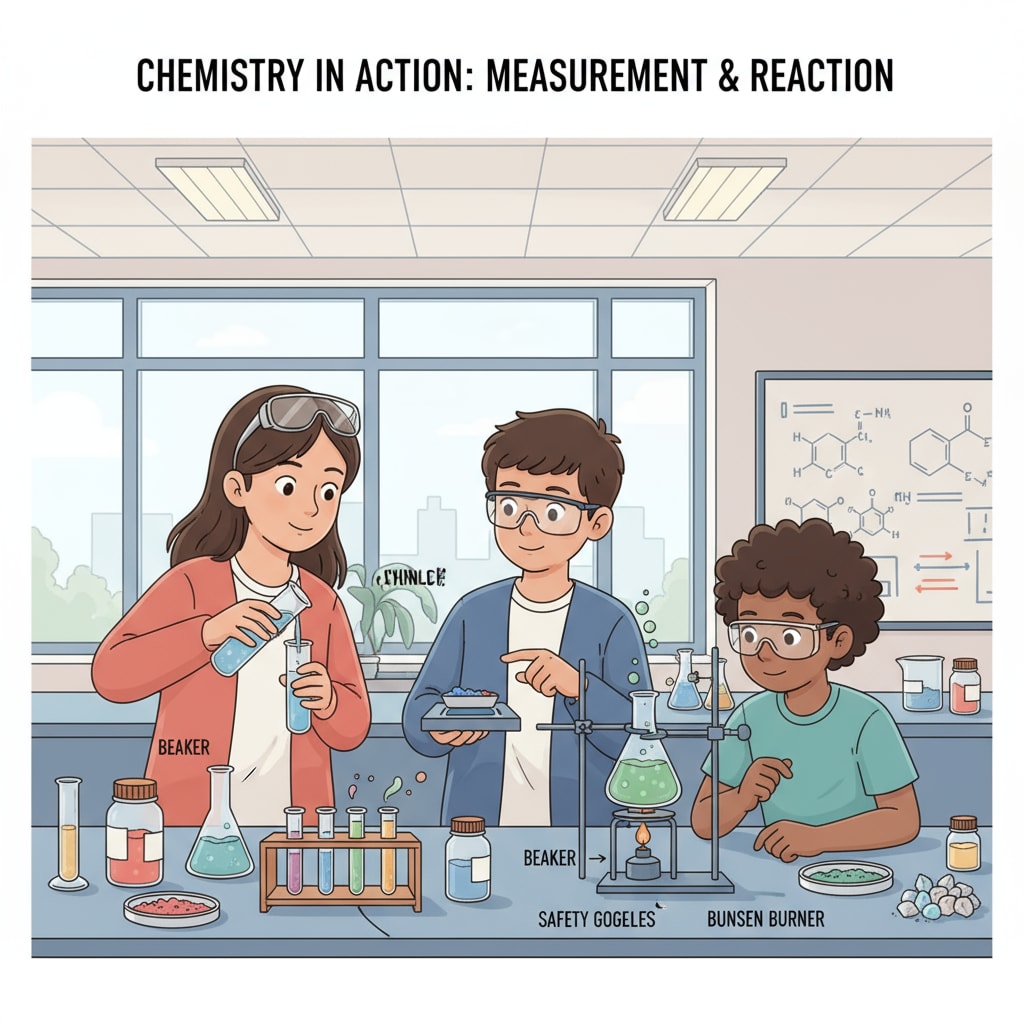 K12 students exploring chemistry through hands-on experiment related to chemical degrees, career planning, and research interests