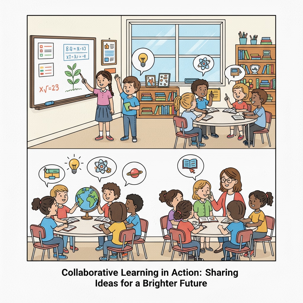 Students in a US classroom promoting free thinking in the US educational system