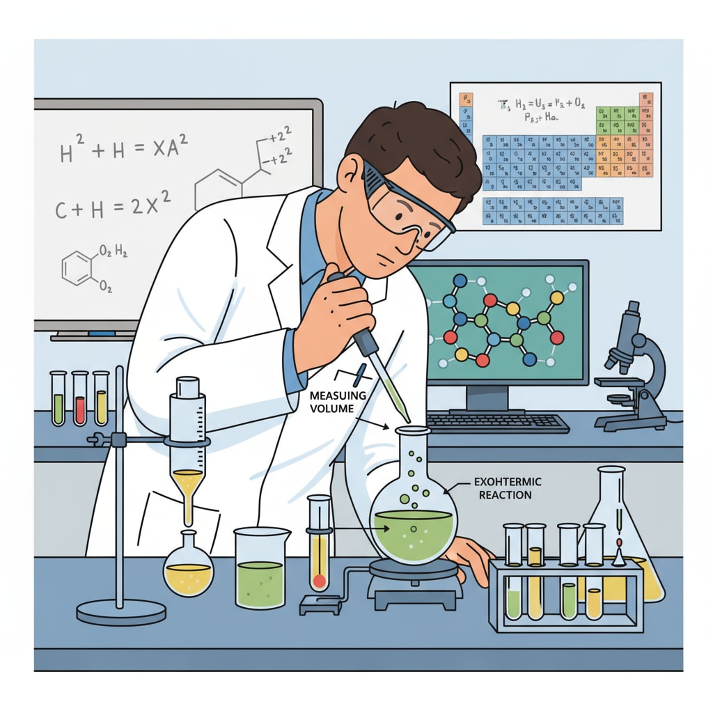 Student conducting a research project as part of STEM university application extracurriculars