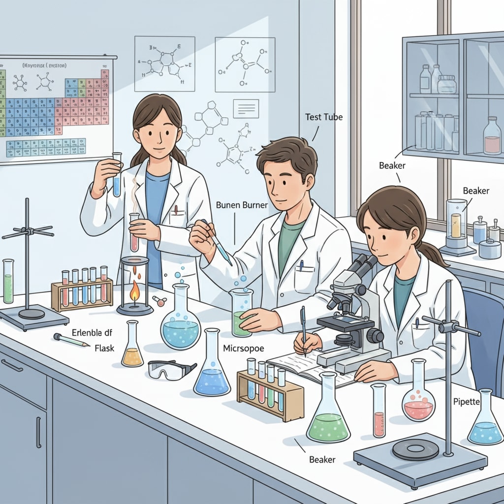 Students gaining hands-on experience in hard sciences, relevant to software engineering students' transition