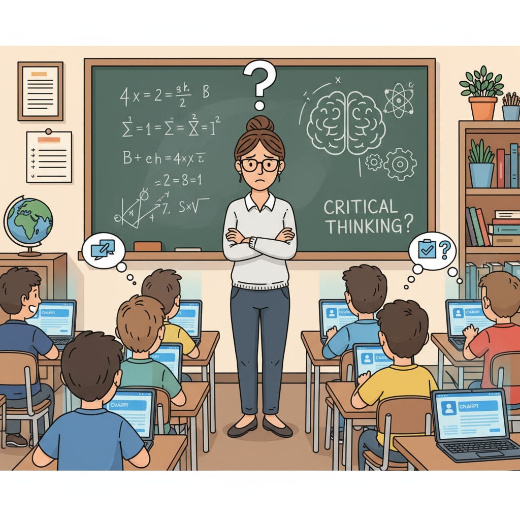 ChatGPT use in a classroom leading to potential student cheating