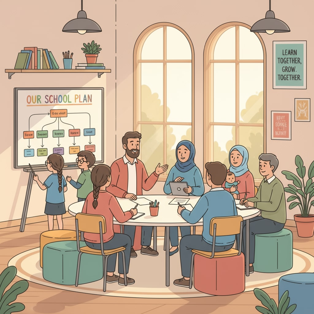 Collaborative decision-making in a non-traditional school with democratic leadership