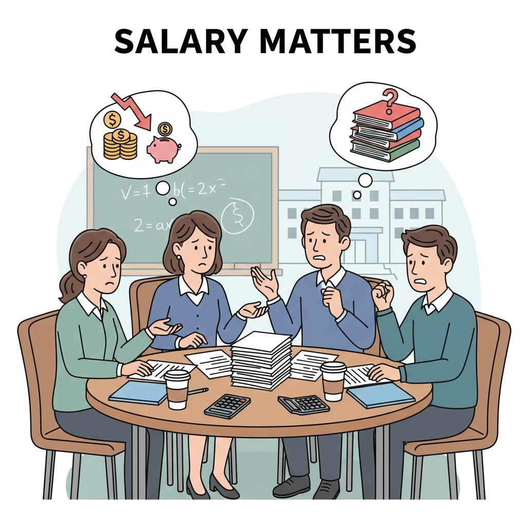 Teachers discussing the income gap and its impact on teacher shortage.