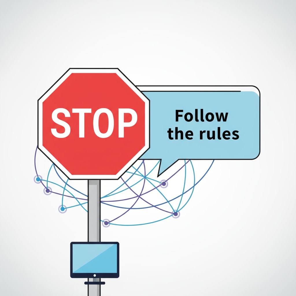 Importance of following rules in an online community