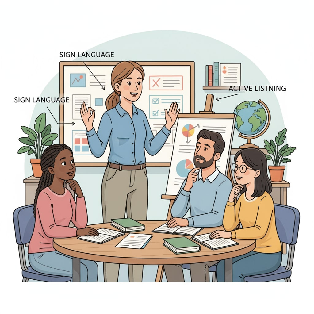 A teacher communicating with non-white parents to overcome communication barriers related to educational investment and curriculum