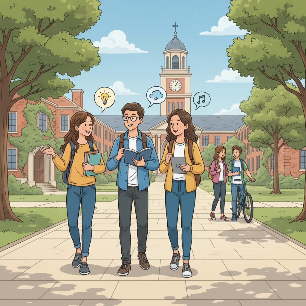 Late Enrollment in College - Students on Campus