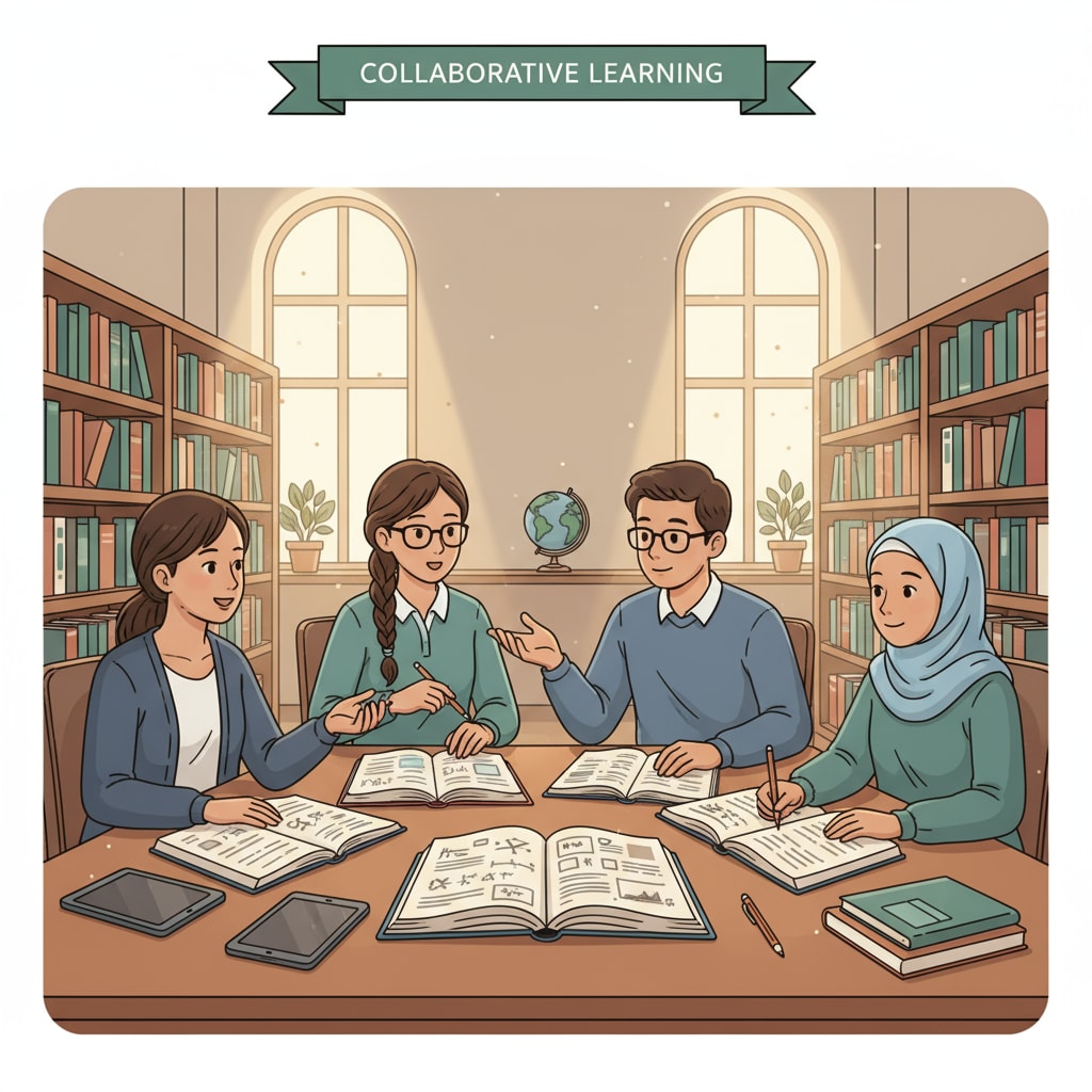 Students using effective learning methods to achieve high scores