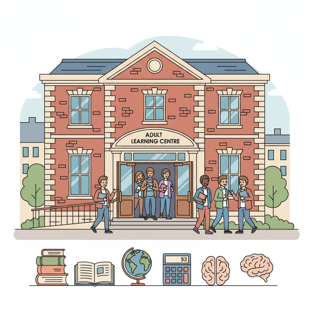 Adult education center in the UK for dropouts to return to education