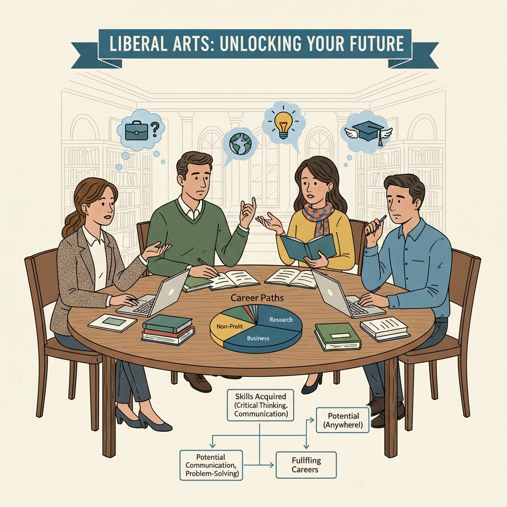 Liberal arts graduates pondering career dilemmas and financial independence in the context of K12 special education.