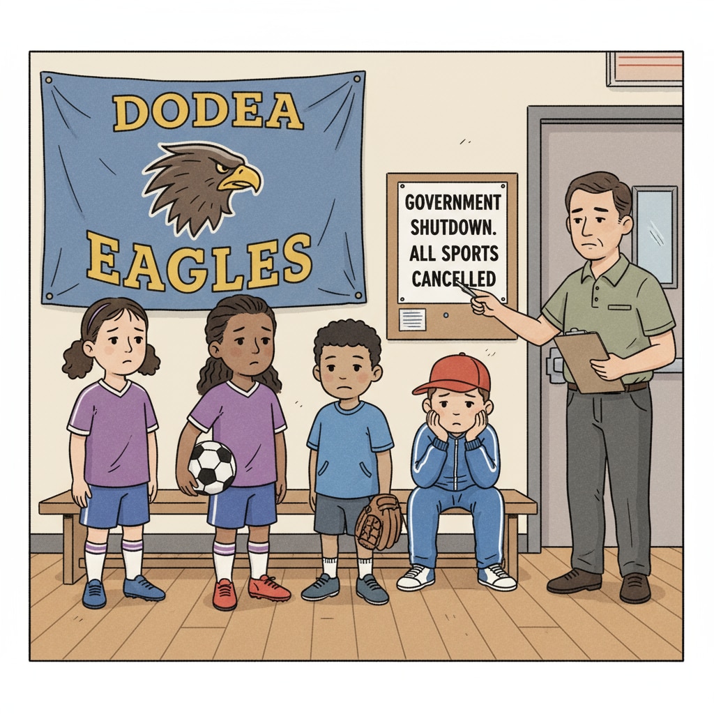 Military children in DODEA school disappointed about sports cancellation during government shutdown