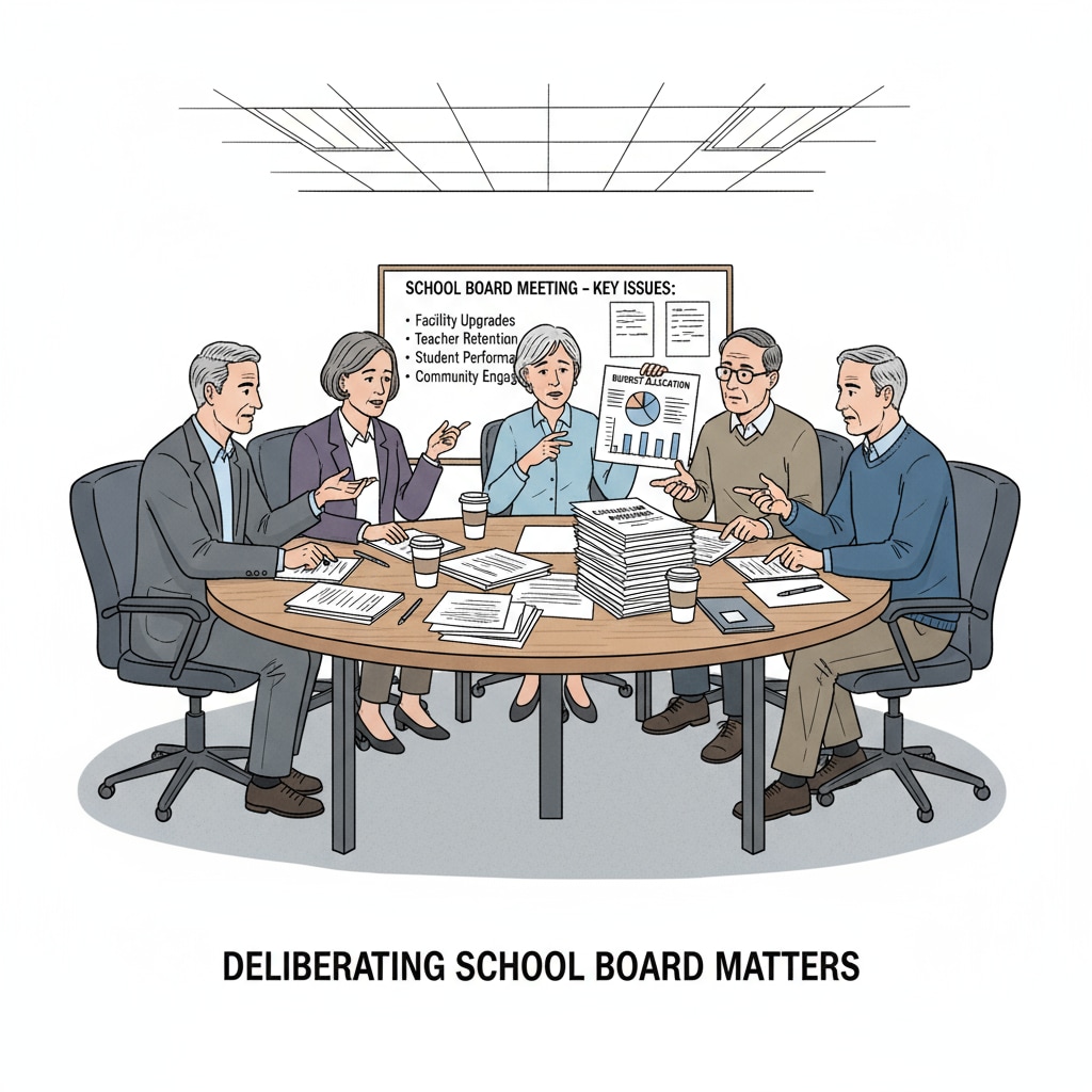 LGBTQ+ individuals discussing school board matters