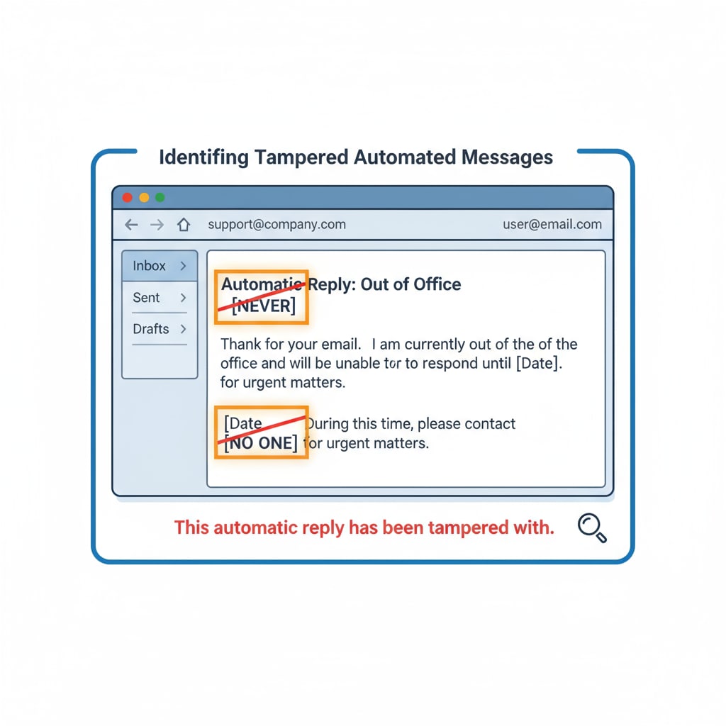 An image depicting the email tampering incident involving the Department of Education, federal unions, during a government shutdown.
