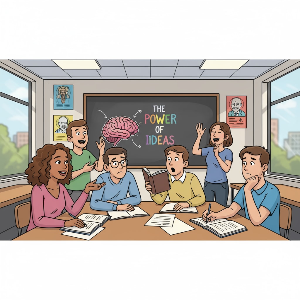 Students in a public classroom discussing various topics, emphasizing the educational diversity lacking in home school environments.