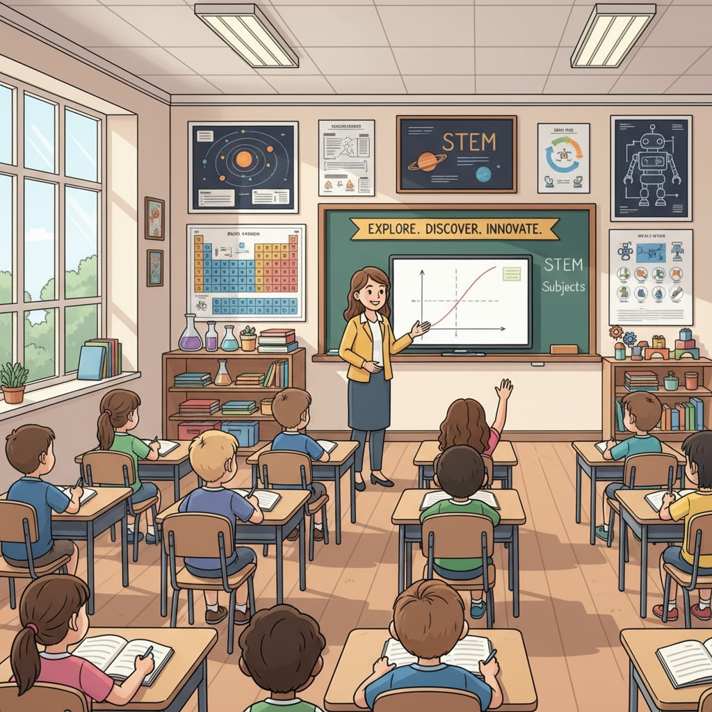 Students sitting in a traditional classroom emphasizing STEM subjects in relation to online courses, philosophy, religion, and modernity