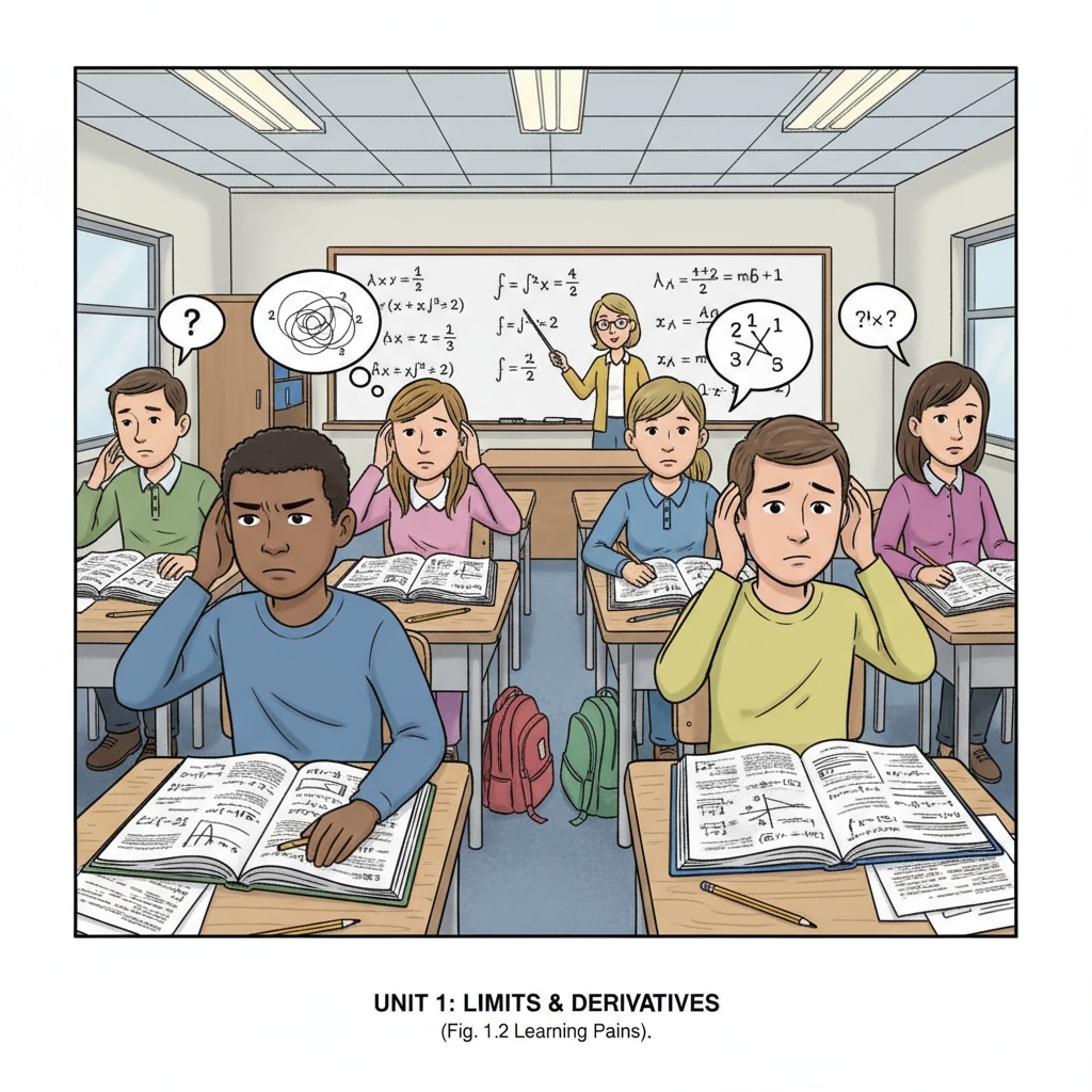 High school freshmen struggling with calculus in high school education due to parental expectations and curriculum intervention