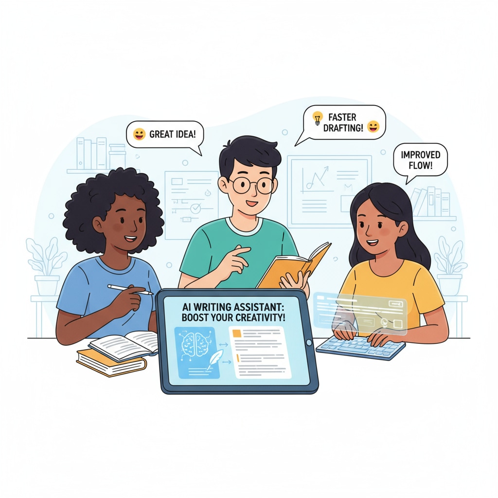Students benefiting from AI in writing, showing the connection to AI writing, teaching transformation, and authorial voice