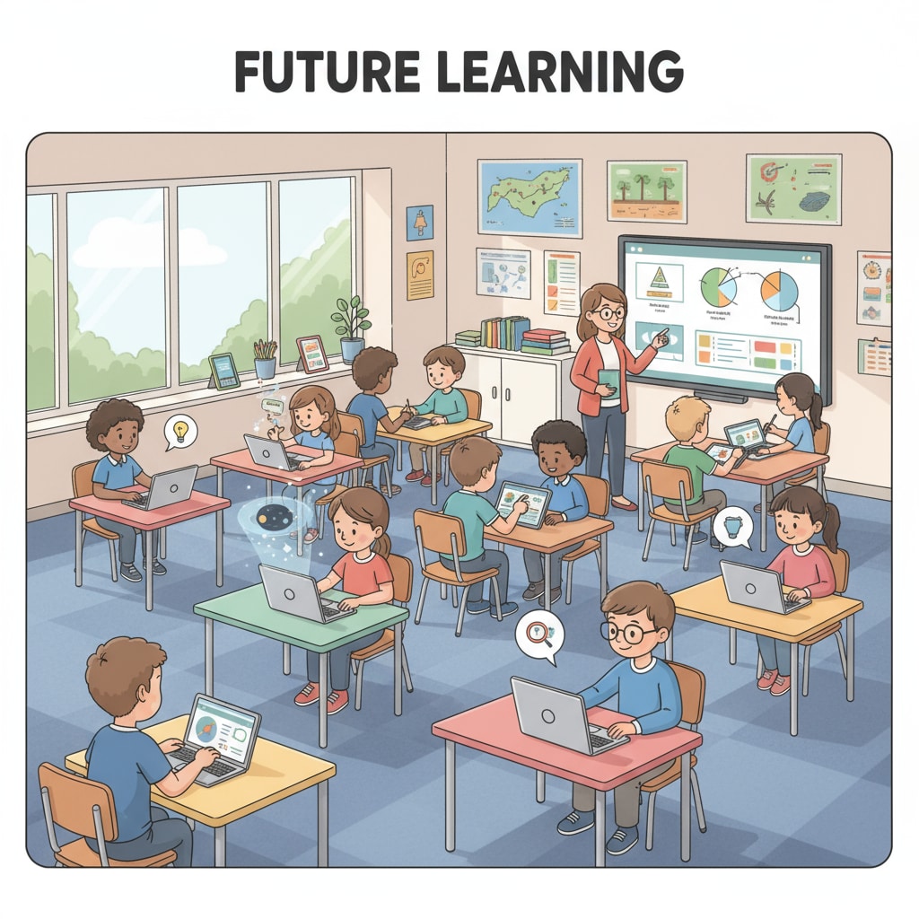 Educational innovation in a modern primary school classroom