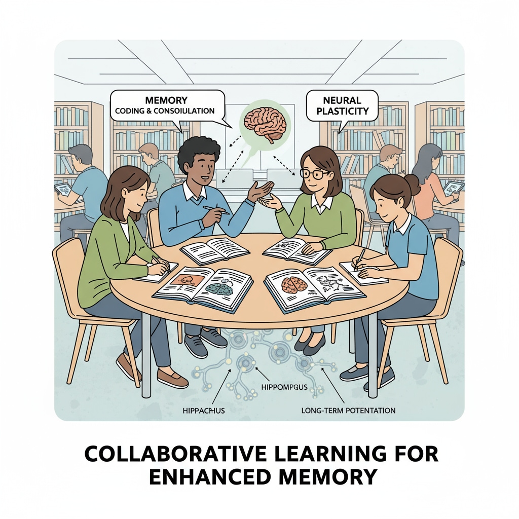 Students in a study group related to photographic memory, memory development, and ability cultivation in K12