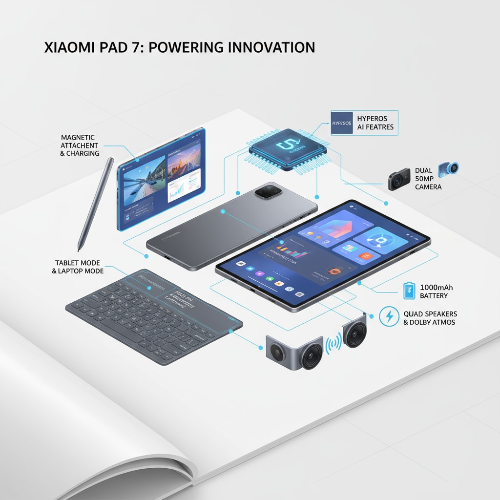 Xiaomi Pad 7 with features for K12 students' use