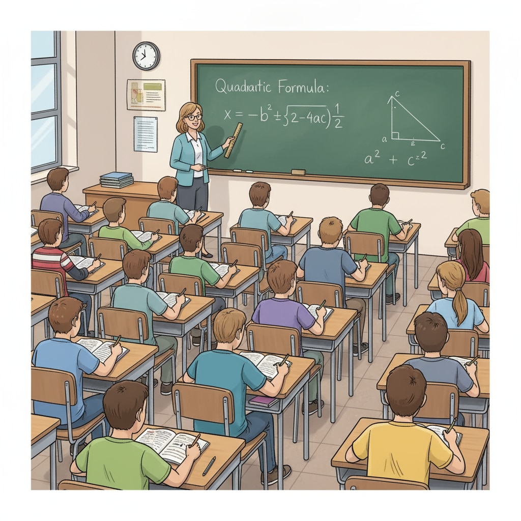 9th grade students studying high school math, related to parental expectations and calculus education.