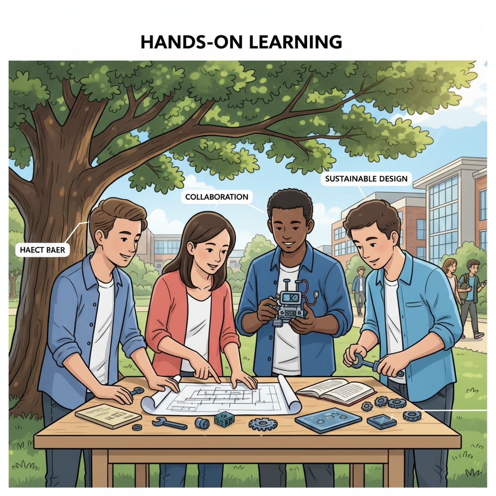 Students engaged in hands-on learning for lifelong learning development in K12 education