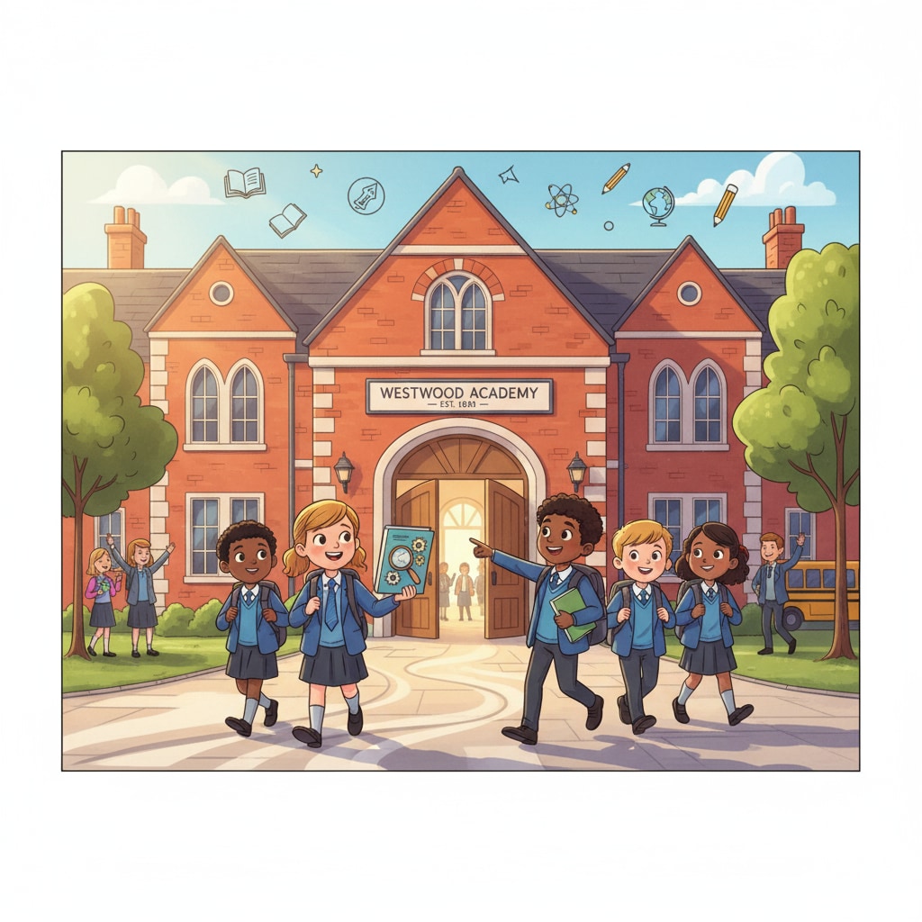 Students starting their learning journey in a UK school after dropping out