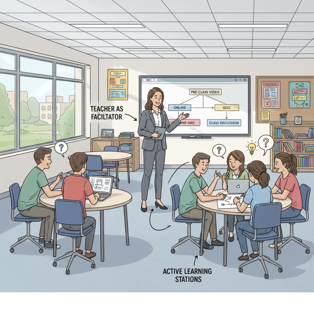 Flipped classroom environment