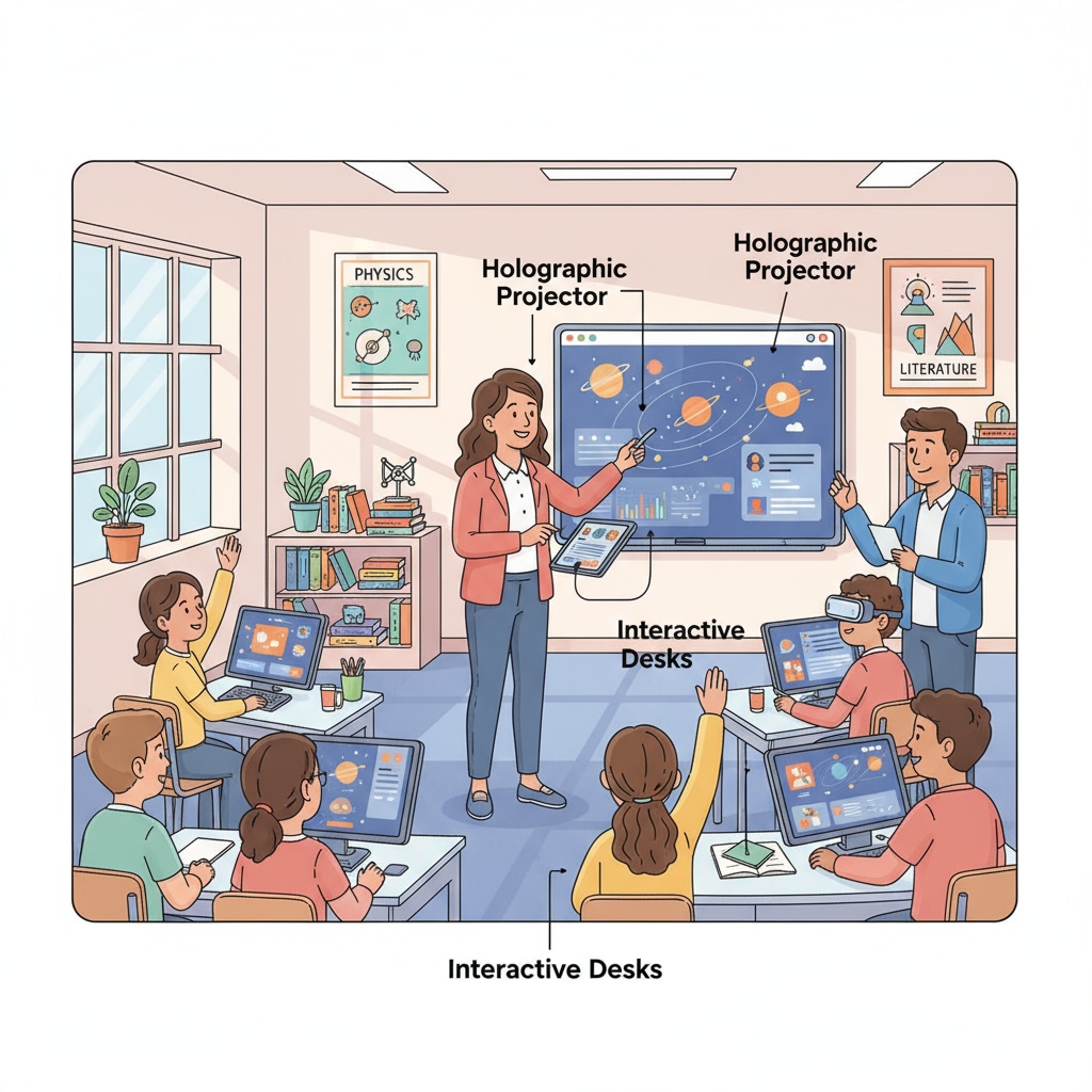 Teachers and students engaged in an interactive learning session related to pedagogy, curriculum goals, professional schools, and assessment methods