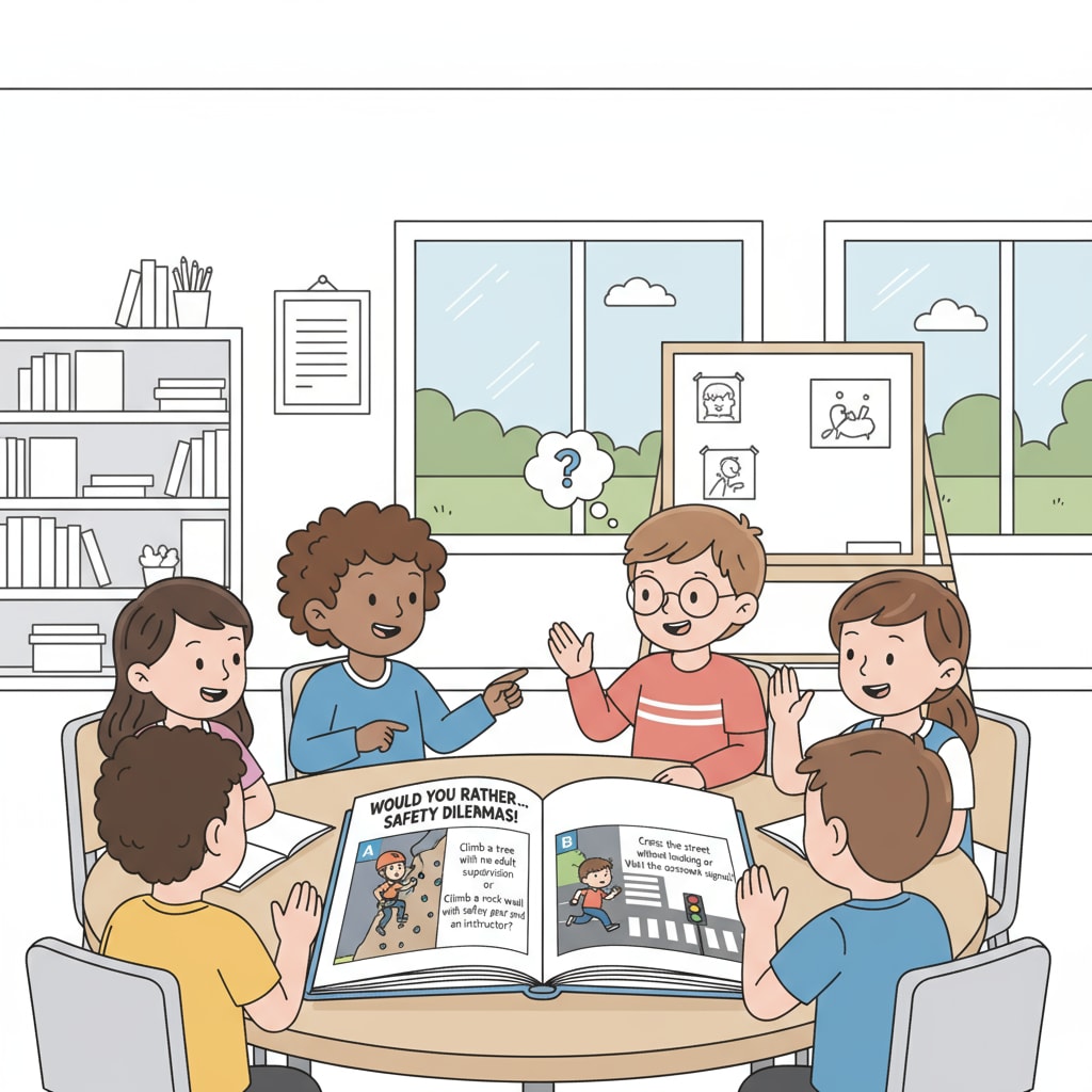 Students discussing a 