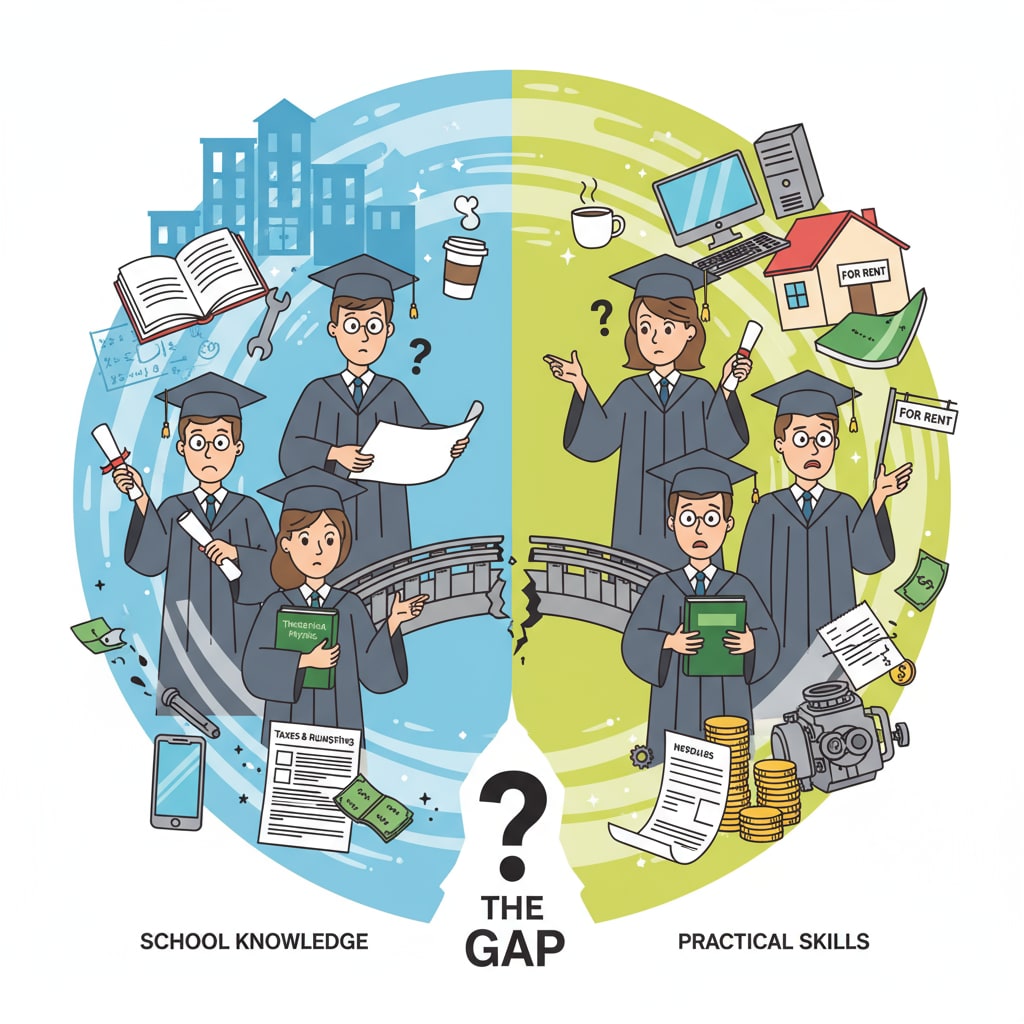 Students confused about real-life skills after school