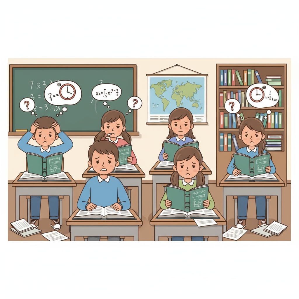 High school students experiencing learning anxiety while preparing for medical school applications