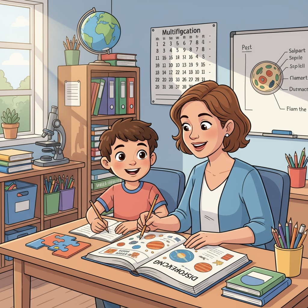 A child studying at home as an example of alternative education related to educational choices, school trauma, and alternative education