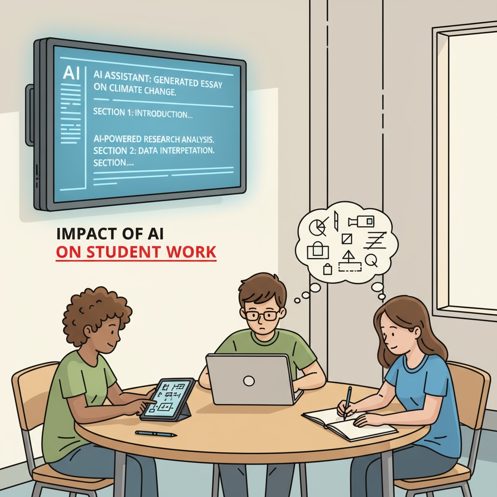 Students using AI for assignments and its relation to student writing, assignment authenticity, and educational purpose