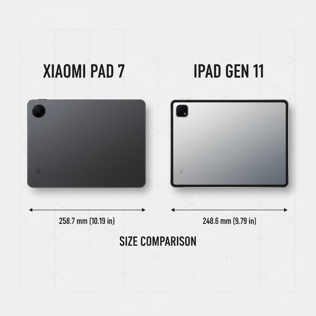 Comparison of Xiaomi Pad 7 and iPad Gen 11 for tablet selection considering learning and gaming needs