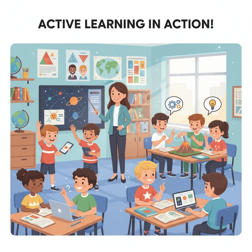 Students in K12 education engaged in activities related to lifelong learning and success
