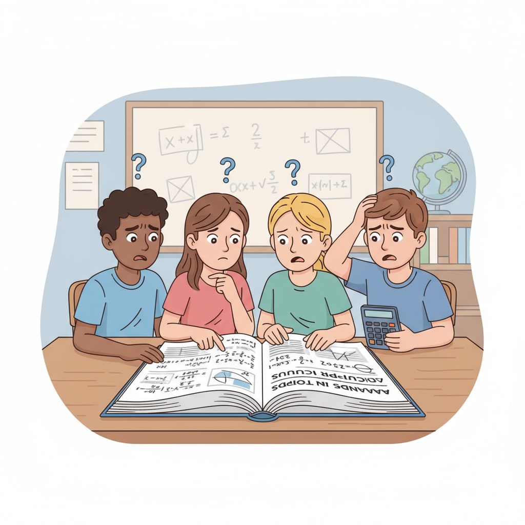 Students confused about the practical use of advanced math in a textbook