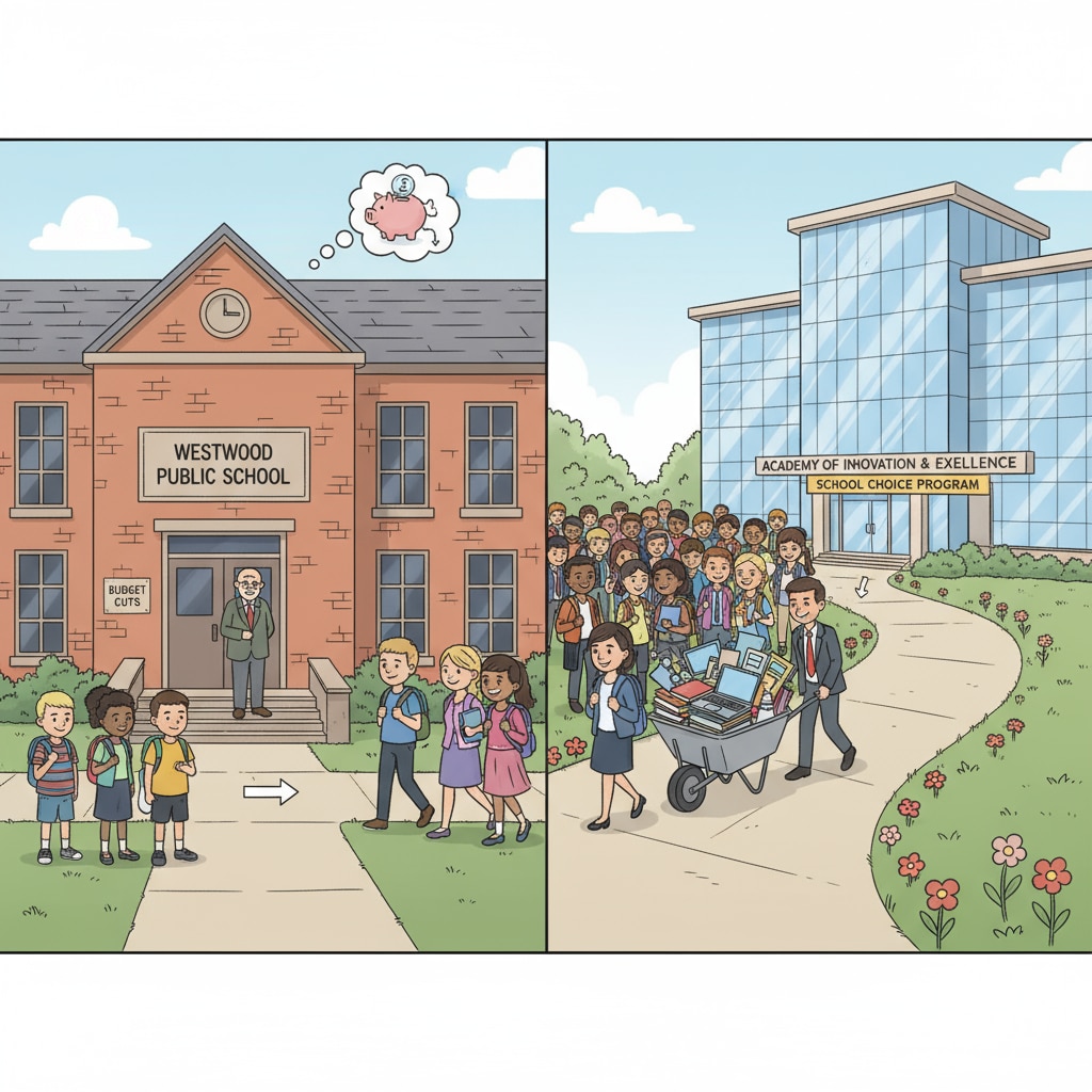 Conservative concerns about school choice affecting public school resources
