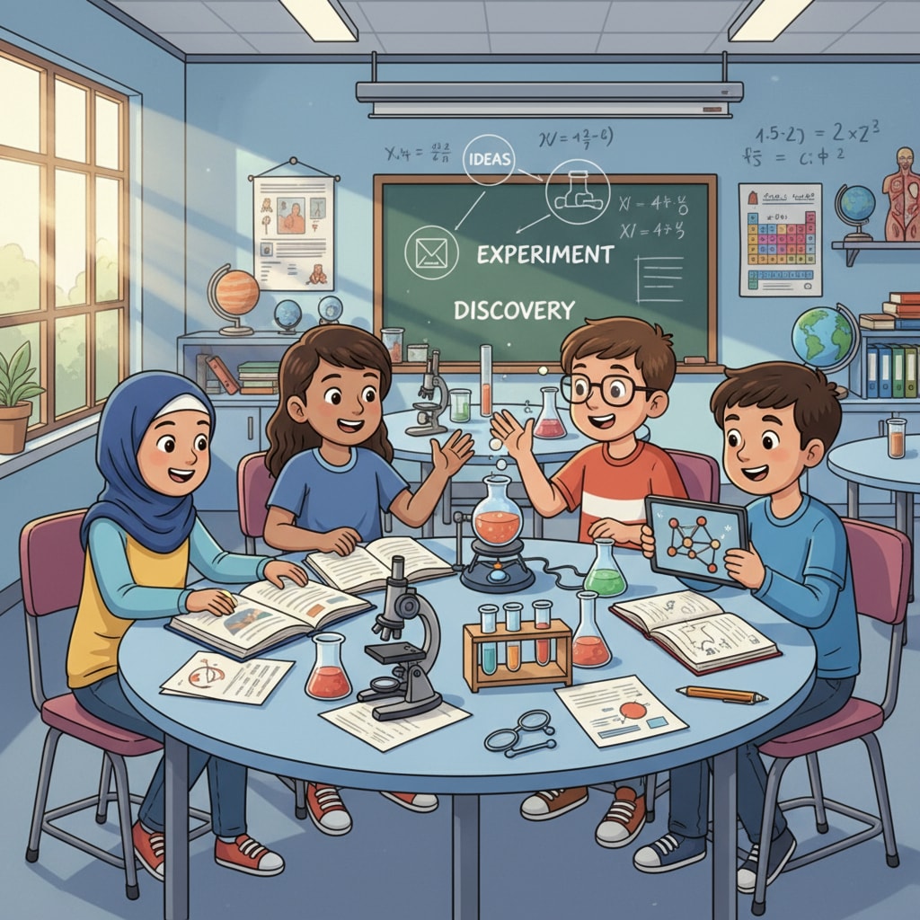 Group project in a science class as an alternative to traditional homework for better student engagement