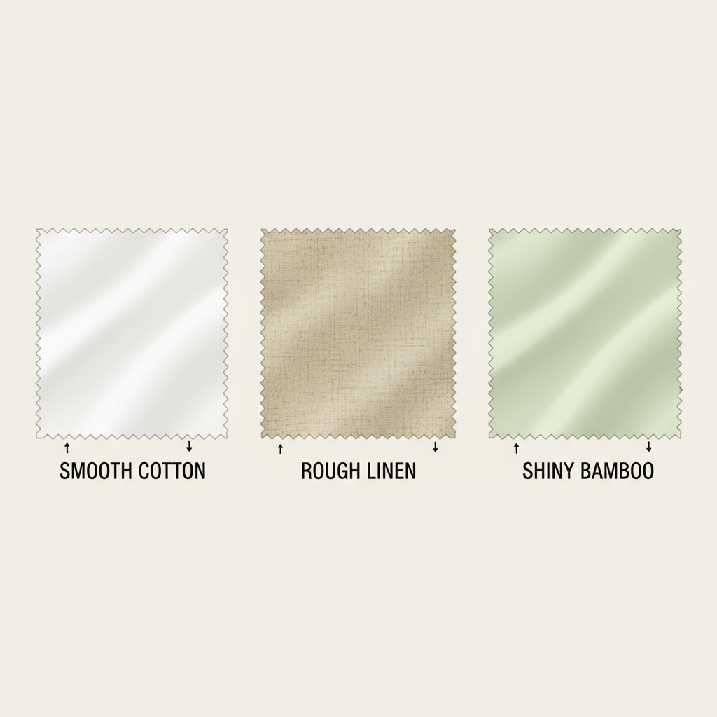 Different fabric swatches for hot classroom teacher attire.
